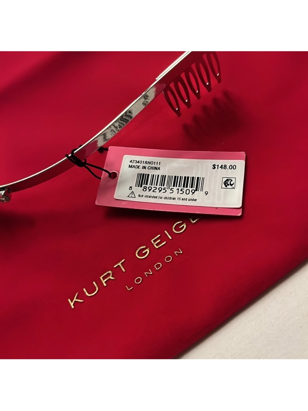 Kurt Geiger Eagle Tiara Crystal Cubic Zirconia NWT - Picture 12 of 12